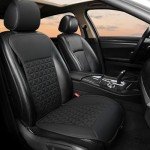 Black Panther Luxury PU Leather Front Seat Cover