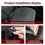 ZATOOTO Universal Soft Car Seat Covers - 2PCS Black