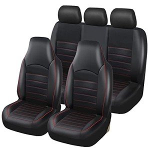 TOYOUN Classic PU Leather Car Seat Covers Set