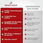 Walser Logan Zip-System Car Seat Covers Black/Red