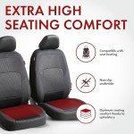 Walser Logan Zip-System Car Seat Covers Black/Red