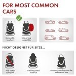 Walser Logan Zip-System Car Seat Covers Black/Red