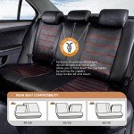 TOYOUN Classic PU Leather Car Seat Covers Set