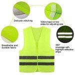 4-in-1 Emergency Warning Triangle and Vest Kit