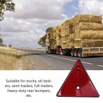 Red Triangle Reflectors for Trailers and Vehicles