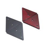 4-Pack Red Triangle Reflectors for Trailers and Gates