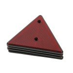 4-Pack Red Triangle Reflectors for Trailers and Gates