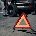 Car Emergency Warning Triangle & Reflective Vest Kit