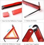 Amrocky Reflective Emergency Warning Triangle Kit - 2pcs