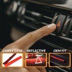 Xtremeauto Car Warning Triangle Breakdown Kit - 2 Pack