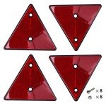 Woola 4-Piece Red Triangle Reflector Kit