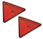 Classic Red Reflectors for Trailers and Caravans