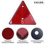 Woola 4-Piece Red Triangle Reflector Kit