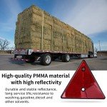 Woola 4-Piece Red Triangle Reflector Kit