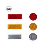 BEIJISTAR Trailer Reflector Kit with Adhesive & Screw