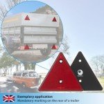 Valonic Red Triangle Reflectors - 2 Pack