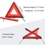 TourKing Folding Safety Triangle and Vest Kit
