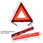 TourKing Folding Safety Triangle and Vest Kit