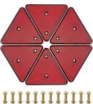 SPARKMOTO Rouge Triangle Reflector Set (6 pcs)