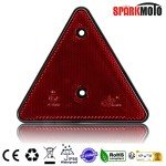 SPARKMOTO Rouge Triangle Reflector Set (6 pcs)