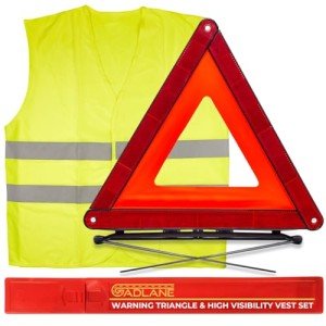 GADLANE Reflective Safety Triangle and Vest Kit