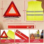 GADLANE Reflective Safety Triangle and Vest Kit