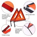 Emergency Warning Triangle and Safety Vest Kit