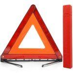 ZephyrCraft Foldable Reflective Warning Triangle