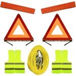 5-Pack Car Emergency Warning Triangle Kit