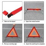 Emergency Warning Triangle and Safety Vest Kit