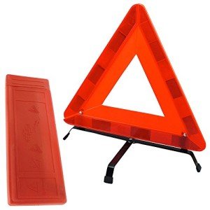 Folding Car Safety Triangle with Protective Case