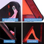 Emergency Warning Triangle & Reflective Safety Vest Kit