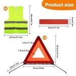 5-Pack Car Emergency Warning Triangle Kit
