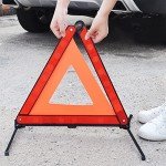 2-in-1 Automotive Emergency Triangle and Vest Kit