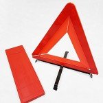Folding Car Safety Triangle with Protective Case