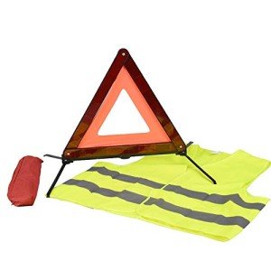 AYKRM Euro Warning Triangle Travel Kit - XL Red