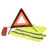 AYKRM Euro Warning Triangle Travel Kit - XL Red