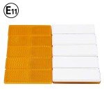 Yellow Self-Adhesive Reflective Rectangular Trailer Reflectors