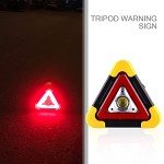 DIYARTS LED Emergency Warning Triangle & Light