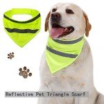 High-Visibility Triangle Reflective Bandana for Dogs
