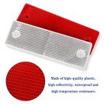 20-Piece Rectangular Auto Reflector Sticker Set