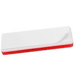 Self-Adhesive Reflective Rectangular Stick-On Reflectors (Red)