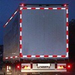 10-Pack Self-Adhesive Rectangular Trailer Reflectors