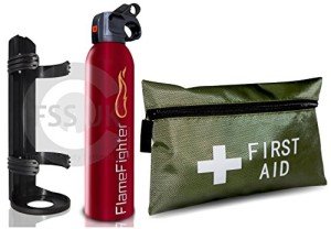 FSS UK Fire Extinguisher & 42-Piece First Aid Kit