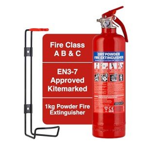 1KG ABC Dry Chemical Fire Extinguisher with Bracket