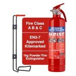 1KG ABC Dry Chemical Fire Extinguisher with Bracket