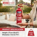 Compact 600g Multi-Purpose Fire Extinguisher for Vehicles