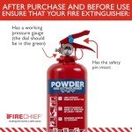 1kg Multi-Purpose Powder Fire Extinguisher with Bracket