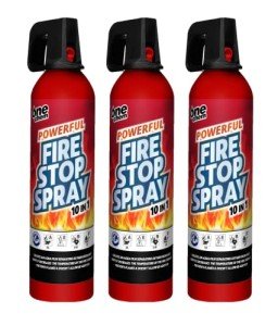 One Chem 10-in-1 Fire Stop Spray, 3 x 750g