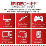 Firechief Aerosol BC Fire Extinguisher, 600g, Red